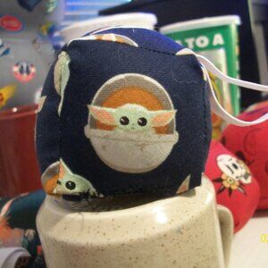 2" Star Wars Grogu Car/decor/tote bag Hanging Cube-Handmade